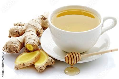 Healthy and Refreshing Bee Honey, Lime & Flower Berry Tea: Immune-Boosting and Aromatic Herbal Beverage