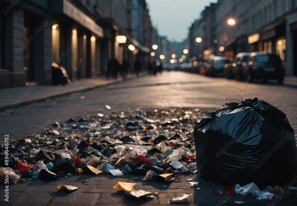 Obraz premium people walking in the city