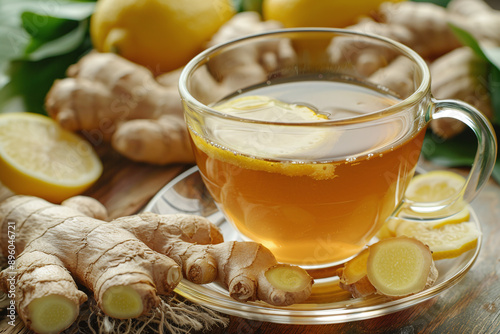Healthy and Refreshing Bee Honey, Lime & Flower Berry Tea: Immune-Boosting and Aromatic Herbal Beverage