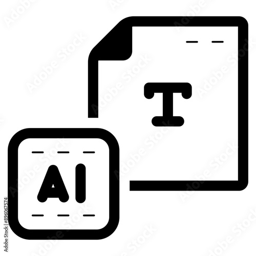ai text writer icon