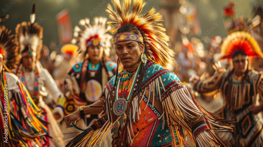 Fototapeta premium Native American Heritage Month.