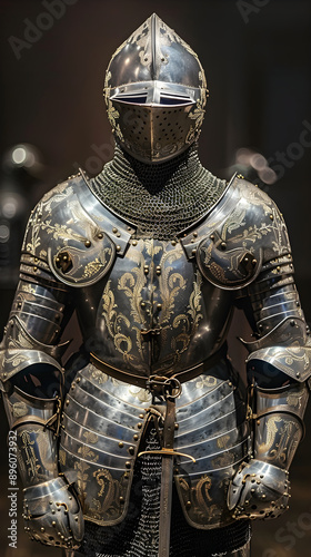 Meticulously Crafted Knight's Armor: A Glimpse into Medieval Bravery and Craftsmanship © Saran