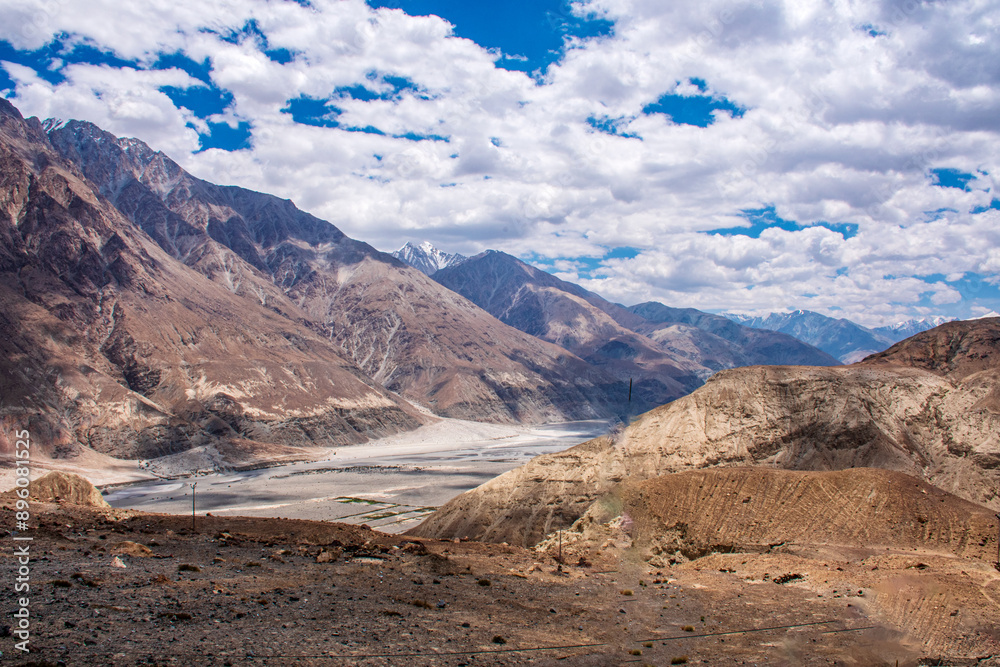 Scenic view of Numbra Valley of Ladakh Scenic view of Numbra Valley of Ladakh
