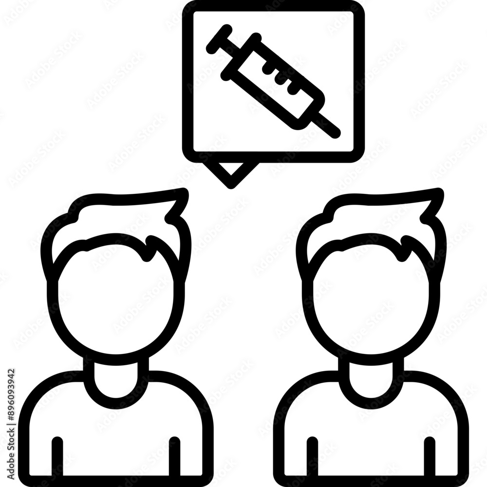Needle Sharing Icon