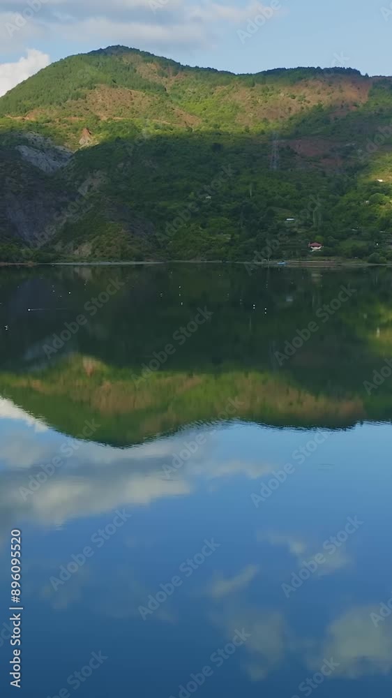 Aerial view of beautiful Albania landscape Aerial view of beautiful Albania landscape
