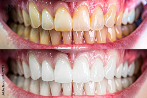 Yellow Teeth Transformation Before And After Dental Care