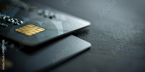 close up of a credit card