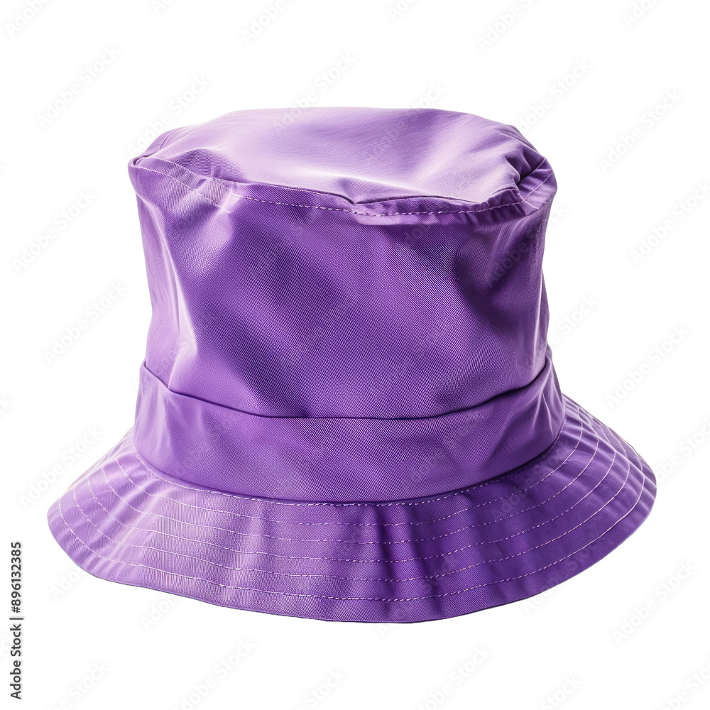 purple bucket hat isolated on a white background purple bucket hat isolated on a white background