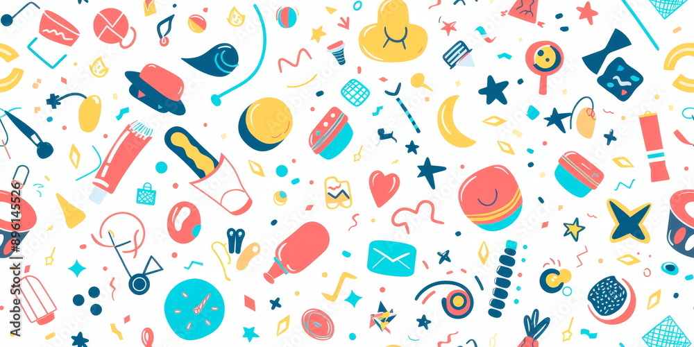 playful patterns using cute and simple pieces arranged in delightful compositions on a white background. playful patterns using cute and simple pieces arranged in delightful compositions on a white background.