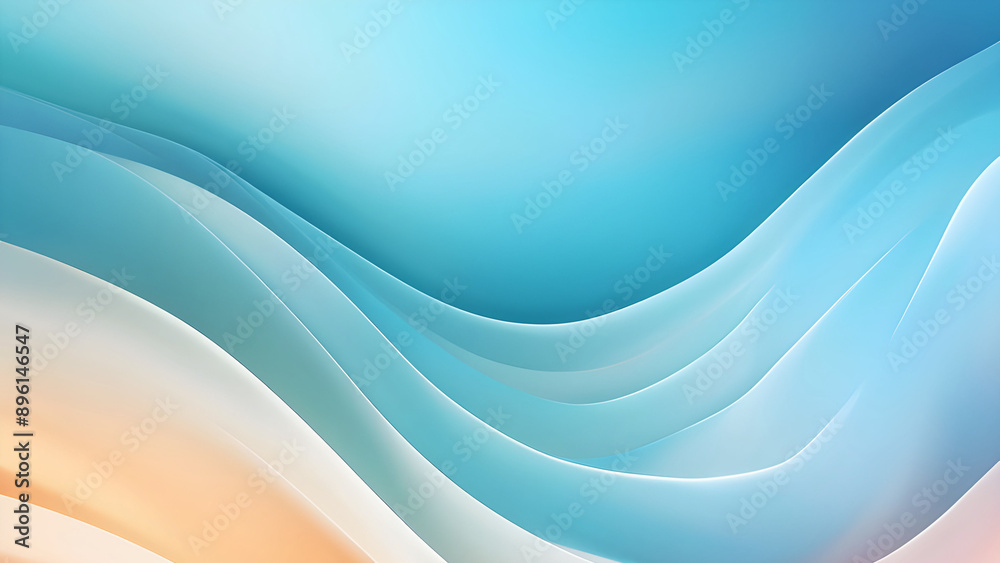 Fototapeta premium abstract colorful wavy layered paper background, colorful abstract psychedelic liquid and fluid background pattern, Abstract colorful background, Rainbow blurred texture, bright Abstract watercolor