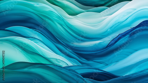 Blue abstract background of Blue-colored oil painting, decorative artwork, and abstract decoration for blue abstract background. A mesmerizing blend of white and Blue, Ebru style background