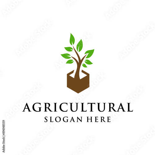 simple agricultural design concept