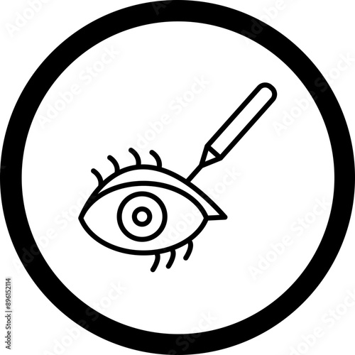 Eyeliner Icon Design