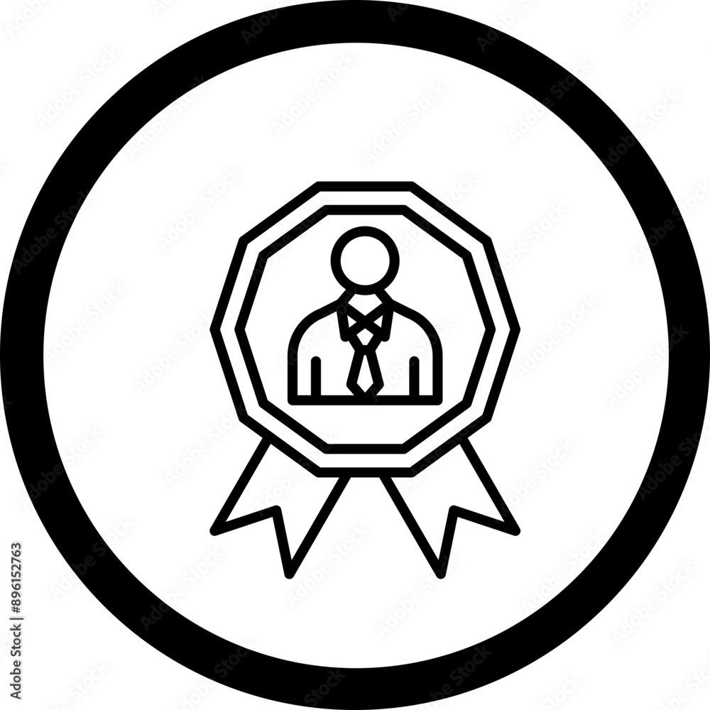 Employee Of The Month Icon Design Employee Of The Month Icon Design