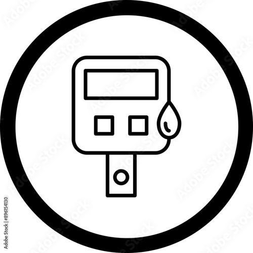 Glucometer Icon Design
