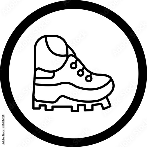 Hiker Icon Design