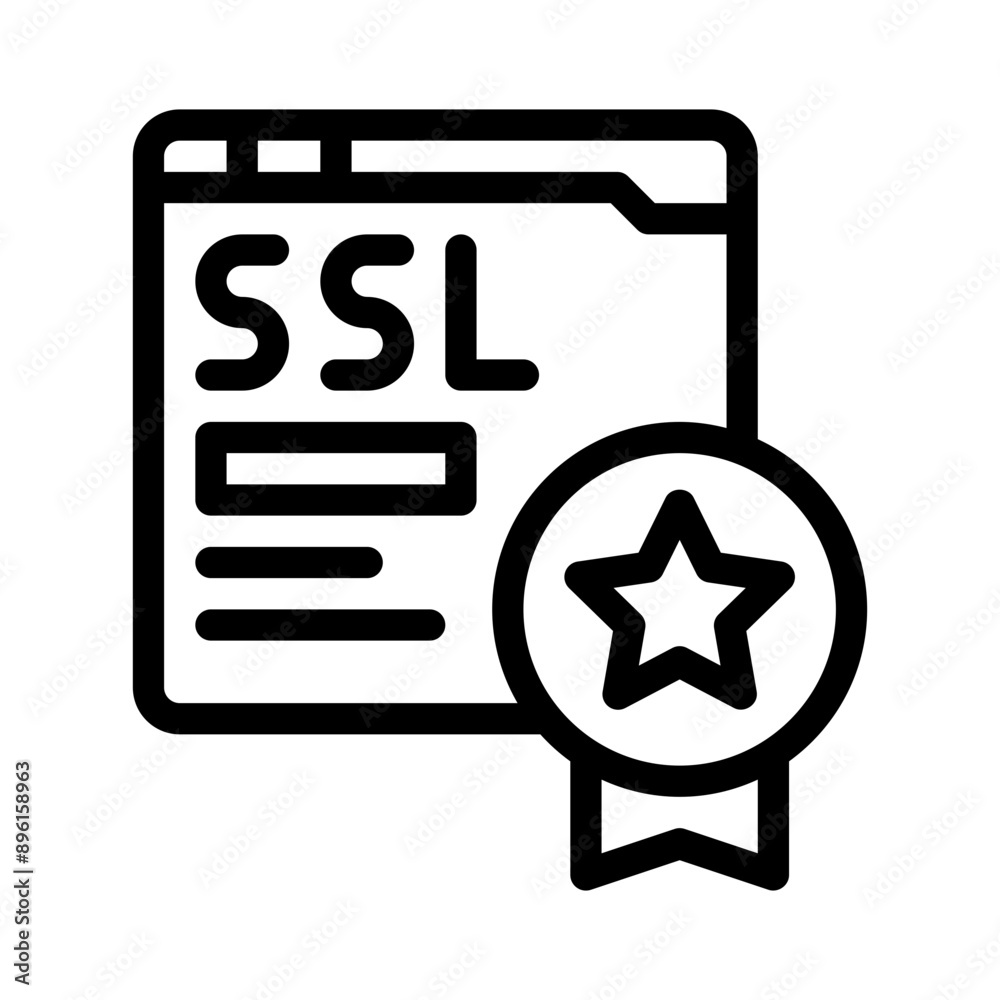 SSL line icon