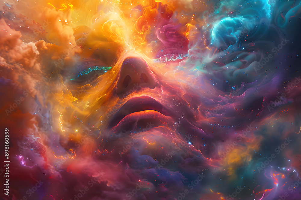 Celestial Dreamscape Woman Celestial Dreamscape Woman