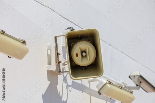 Принти на полотні A cruise ship loudspeaker for passenger announcements.