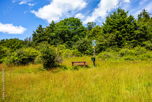 Eine schöne Fahrradtour durch Südthüringen über Wasungen, Walldorf bis zum Aussichtspunkt auf der Hohen Geba in der Rhön - Thüringen - Deutschland photo