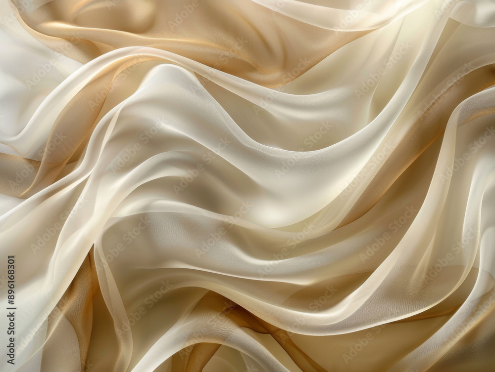 Obraz premium Abstract Tan Background, Generative AI Illustration