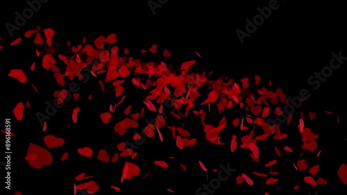 confetti hearts particular falling down