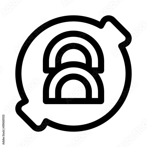 jiaozi line icon