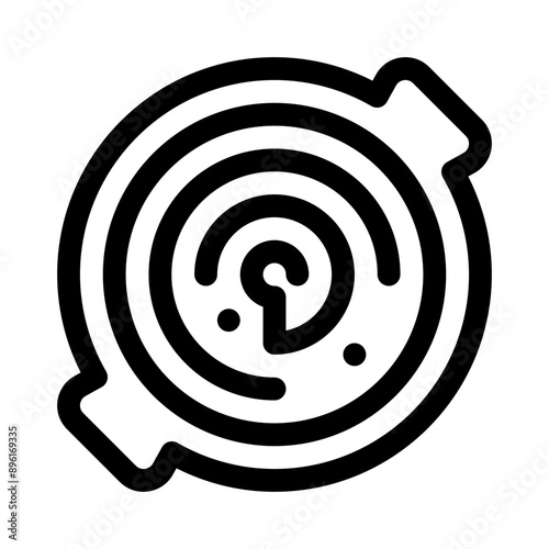 Roti Canai line icon