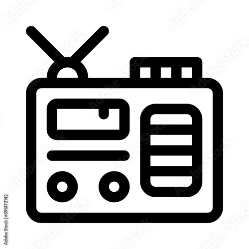 radio line icon