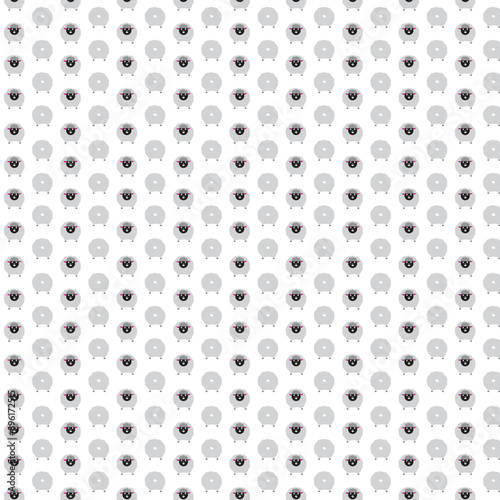 pattern of lovely sheeps. The 