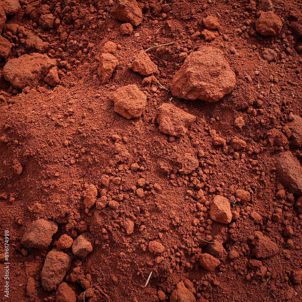 Natural red soil background Natural red soil background