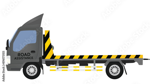 Road assistance truck. vector illustration