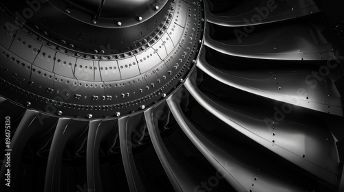 Jet Engine Close-Up