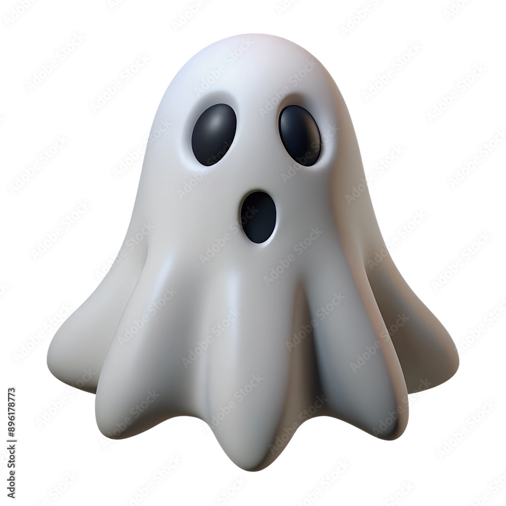 3d cute cartoon ghost surprised expression halloween scary evil character isolated on png transparent background 3d cute cartoon ghost surprised expression halloween scary evil character isolated on png transparent background