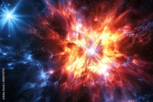 big bang explosion, cosmic background © Igor