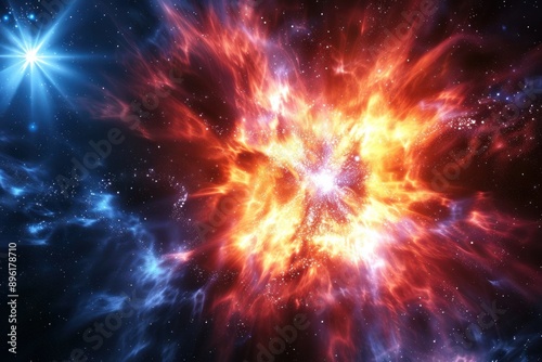 big bang explosion, cosmic background