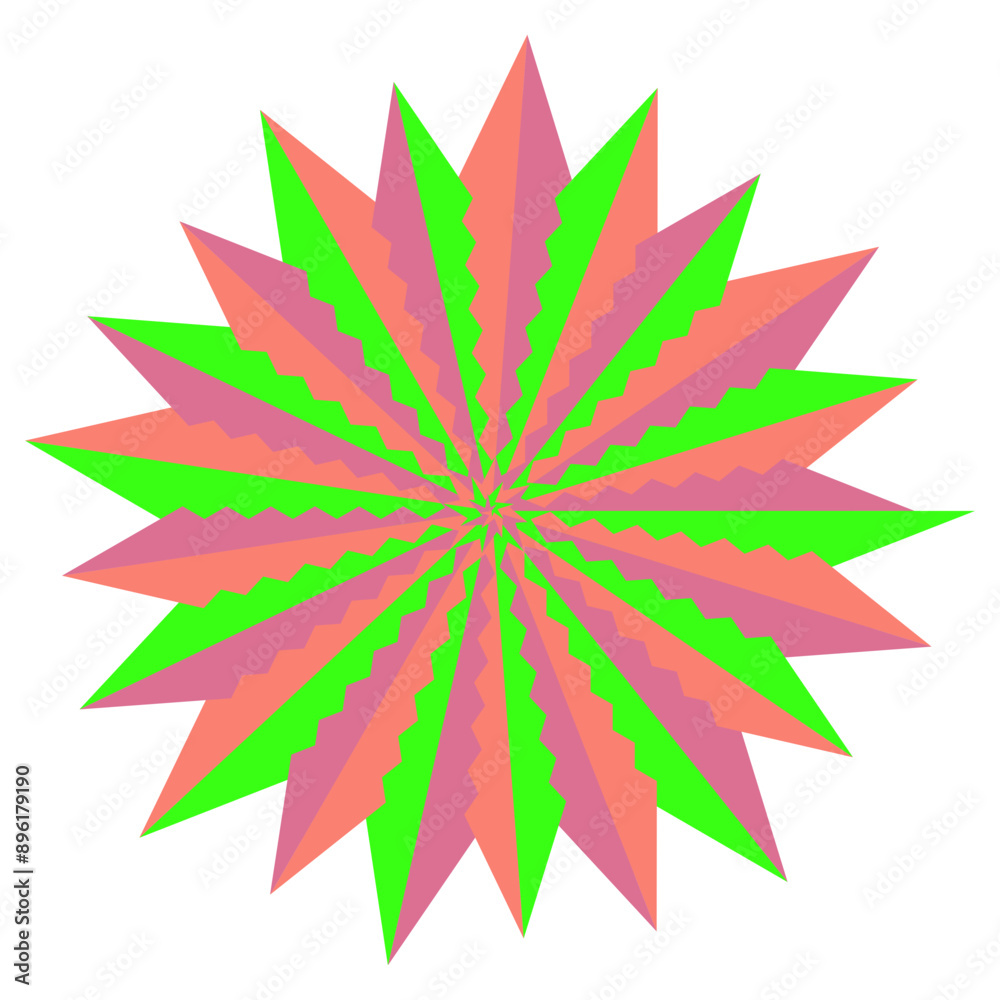 An abstract psychedelic spiral swirl shape design element. An abstract psychedelic spiral swirl shape design element.