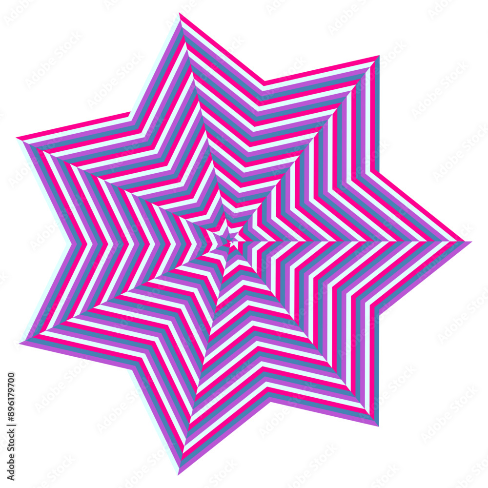 An abstract psychedelic spiral swirl shape design element. An abstract psychedelic spiral swirl shape design element.