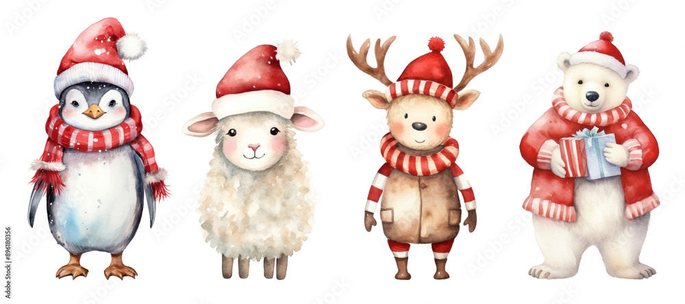 Obraz premium Animals png cut out image set