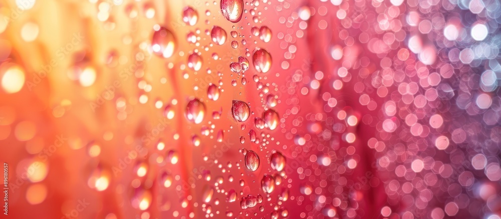 custom made wallpaper toronto digitalconcept of water dripping onto glass with gradient color background