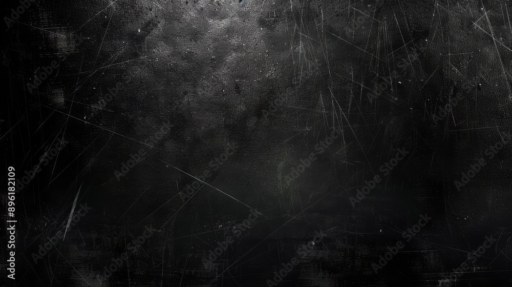 Scratched Black Surface With Subtle Lighting Scratched Black Surface With Subtle Lighting