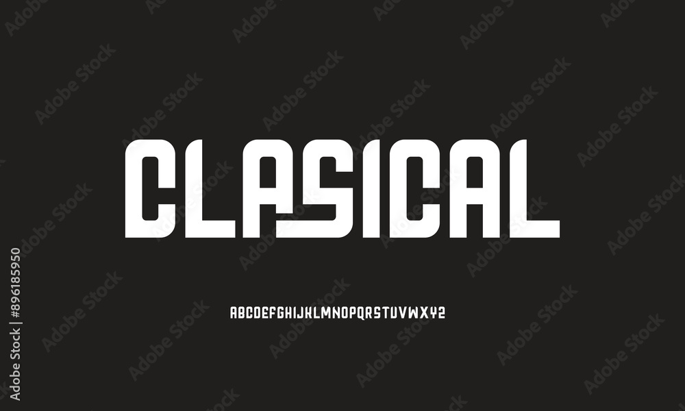 clasical is Modern Bold Font. Sans Serif Font. Regular Italic Uppercase Lowercase Typography urban style alphabet fonts for fashion, sport, technology, digital, movie, logo design, vector illustration clasical is Modern Bold Font. Sans Serif Font. Regular Italic Uppercase Lowercase Typography urban style alphabet fonts for fashion, sport, technology, digital, movie, logo design, vector illustration