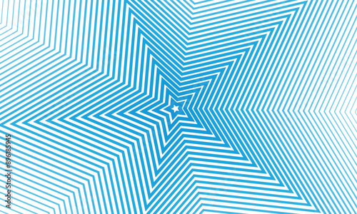 Abstract geometric background with blue stars