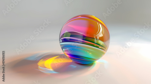 Rainbow sphere in the transparent band.  © Galaxy