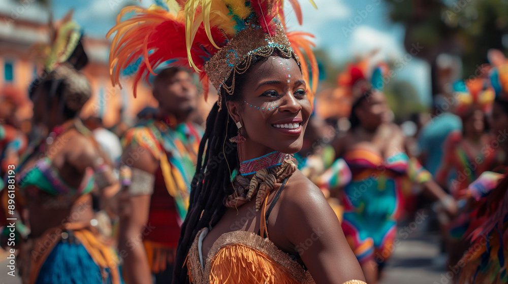 A lively parade featuring colorful costumes from around the world. A lively parade featuring colorful costumes from around the world.