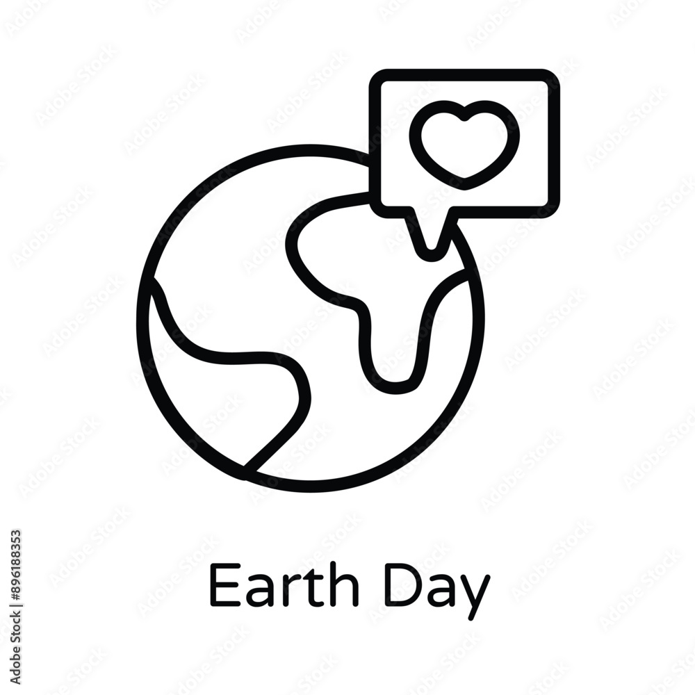 Earth Day vector icon Earth Day vector icon