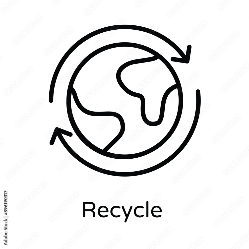 Recycle vector icon Recycle vector icon