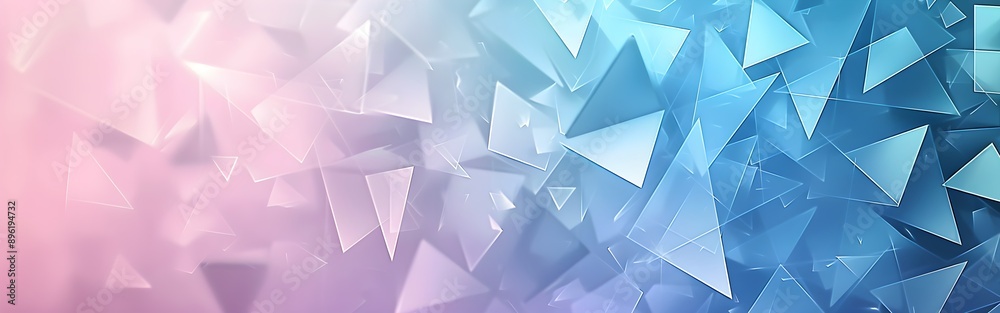 Luminous Fragments Geometric abstract background wallpaper