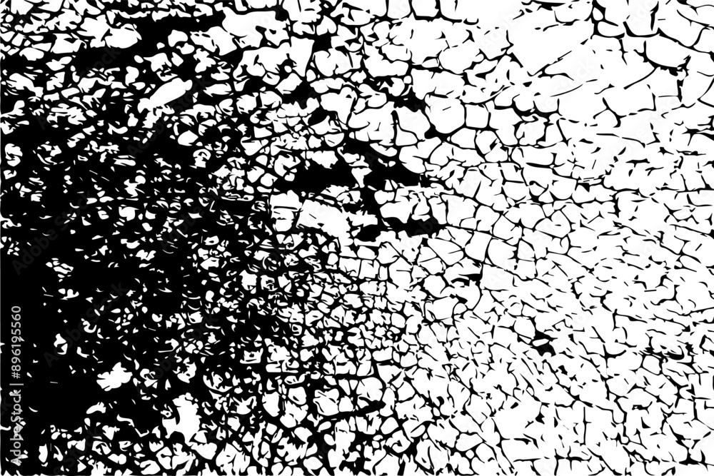 Rough grunge effect of old cracked paint. Weathered worn retro background. Faded shabby old fashioned template. Vector illustration. Rough grunge effect of old cracked paint. Weathered worn retro background. Faded shabby old fashioned template. Vector illustration.