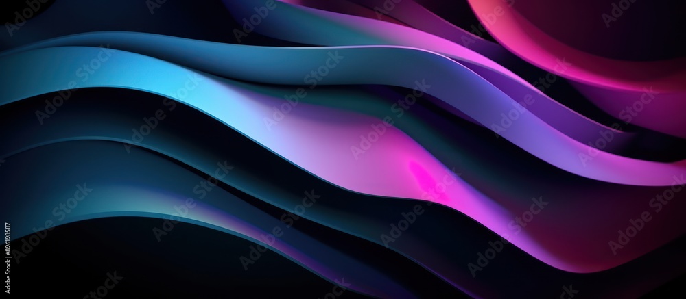 Modern abstract background. Color gradient. Dark. 3d effect geometric shapes Modern abstract background. Color gradient. Dark. 3d effect geometric shapes